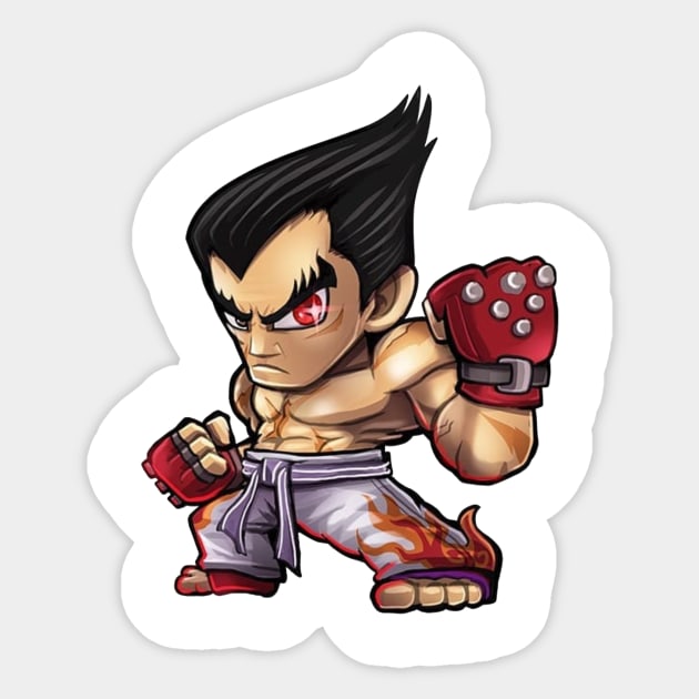 Kazuya Mishima Sticker by mprokolo corgi